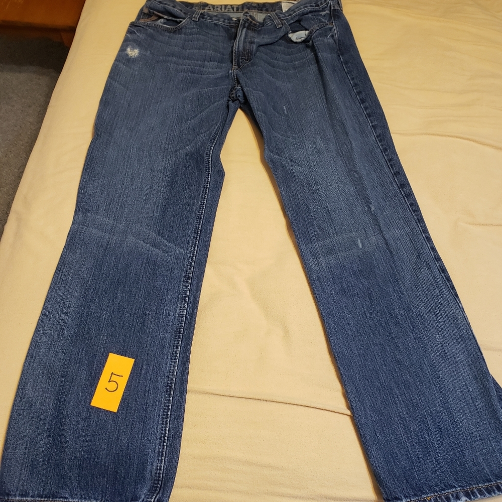 Mens Ariat Low Rise Boot Cut Jeans
